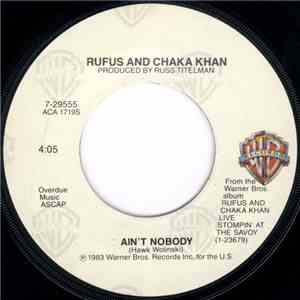 Rufus & Chaka Khan - Ain't Nobody album