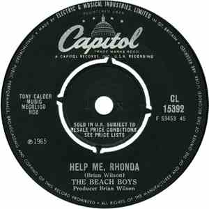 The Beach Boys - Help Me, Rhonda / Kiss Me, Baby album