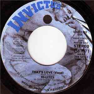 The Hi-Lites - That's Love album