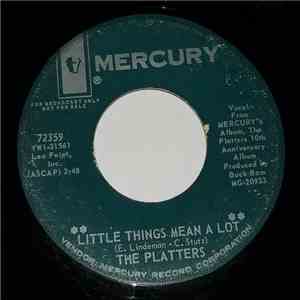 The Platters - Little Things Mean A Lot / Love Me Tender album