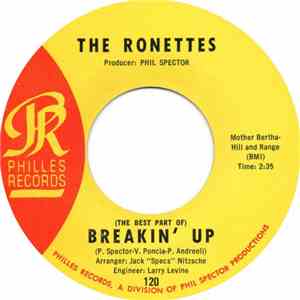 The Ronettes - (The Best Part Of) Breakin' Up / Big Red album