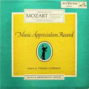 Thomas Scherman, Wolfgang Amadeus Mozart - Analysis Record Of Mozart (Symphony No. 39 in E flat, K. 543) album