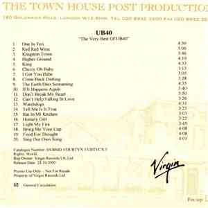 UB40 - The Very Best Of UB40 1980 - 2000 album