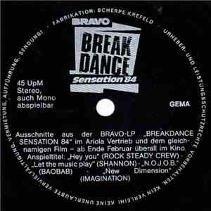 Various - Bravo Break Dance Sensation '84 album