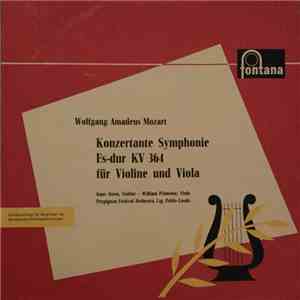 Wolfgang Amadeus Mozart, Isaac Stern, William Primrose, Perpignan Festival Orchestra, Pablo Casals - Konzertante Synphonie Es-dur KV 364 für Violine und Viola album