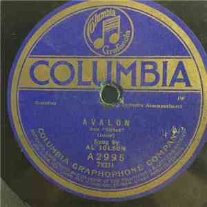 Al Jolson / Henry Burr - Avalon / Old Pal, Why Don't You Answer Me? album