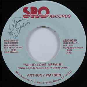 Anthony Watson  - Solid Love Affair album