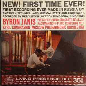 Byron Janis - Prokofiev - Rachmaninoff - Kyril Kondrashin - Moscow Philharmonic Orchestra - New! First Time Ever! album