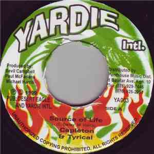 Capleton & Tyrical - Source Of Life album