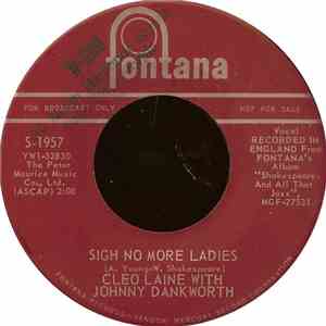 Cleo Laine With Johnny Dankworth - Sigh No More Ladies album