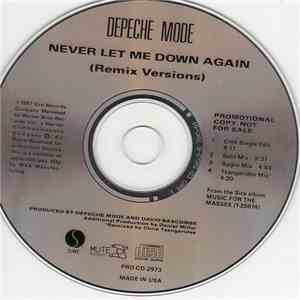 Depeche Mode - Never Let Me Down Again (Remixes) album