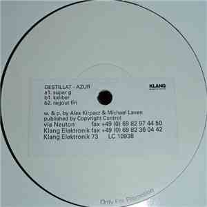 Destillat - Azur album