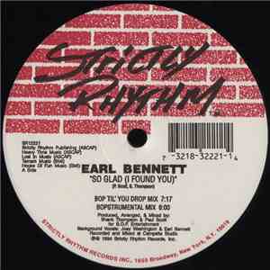 Earl Bennett - So Glad (I Found You) album