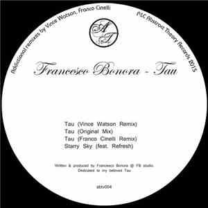 Francesco Bonora - Tau album