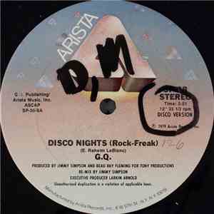 G.Q. - Disco Nights (Rock-Freak) / Boogie Oogie Oogie album