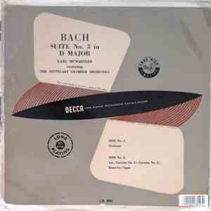 Johann Sebastian Bach / Karl Münchinger, The Stuttgart Chamber Orchestra - Suite No. 3 In D Major album