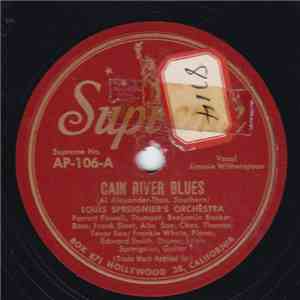 Louis Spreignier's Orchestra - Cain River Blues / How I Hate To See Xmas Come Around album