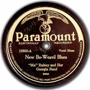 "Ma" Rainey And Her Georgia Band - New Bo-Weavil Blues / Moonshine Blues album