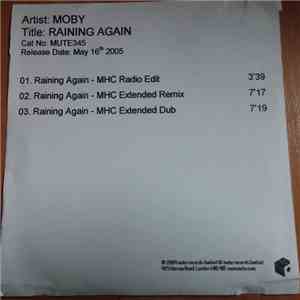 Moby - Raining Again album