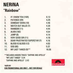 Nerina - Rainbow album