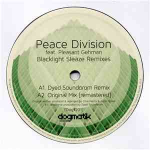 Peace Division Feat. Pleasant Gehman - Blacklight Sleaze Remixes album
