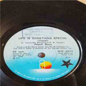 Peech Boys - Life Is Something Special album