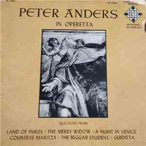 Peter Anders  - In Operetta album