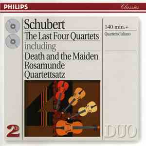Schubert • Quartetto Italiano - The Last Four Quartets album