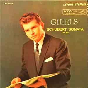 Schubert - Gilels - Sonata In D, Op. 53 album