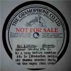 Sir Thomas Beecham, The Royal Philharmonic Orchestra, Frederick Delius - Summer Evening pt.2, A Song before Sunrise Pt.1 album