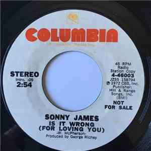 Sonny James - Is It Wrong (For Loving You) album