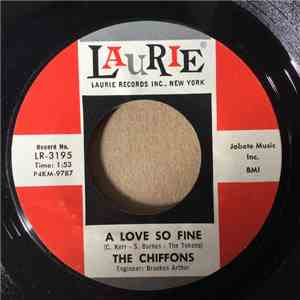 The Chiffons - A Love So Fine / Only My Friend album