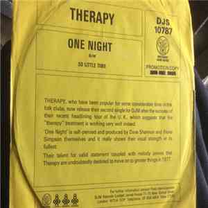 Therapy  - One Night / So Little Time album