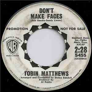 Tobin Matthews - Don't Make Faces / Little Waterfront Girl album
