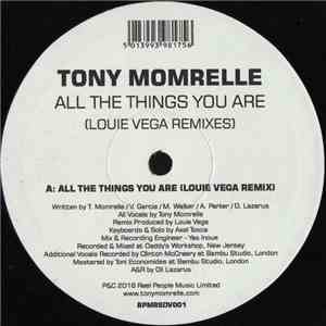 Tony Momrelle - All The Things You Are (Louie Vega Remixes) album