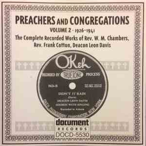 Various - Preachers And Congregations Volume 2 (1926-1941) album
