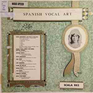 Various - Spanish Vocal Art album