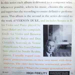 Vernon Duke - Sonata in D / Etude for Violin and Bassoon / Souvenir de Venise / Parisian Suite album