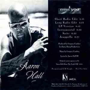 Aaron Hall - I Miss You album