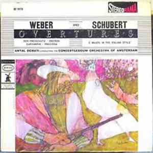 Antal Dorati, Concertgebouw Orchestra Of Amsterdam - Weber And Schubert Overtures album