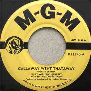 Billy Williams Quartet - Callaway Went Thataway album