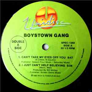 Boys Town Gang / Loverde / Magda Layna - Can't Take My Eyes Off You / I Just Can't Help Believing / Die Hard Lover / When Will I See You Again album