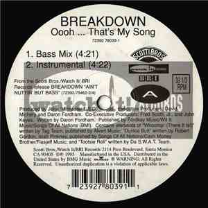 Breakdown  - Oooh...That's My Song album