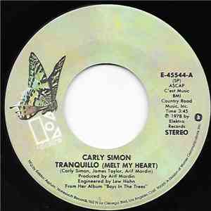 Carly Simon - Tranquillo (Melt My Heart) album