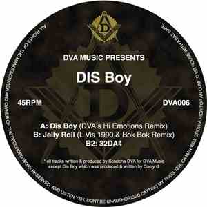 Cooly G / Scratcha DVA - DIS Boy album