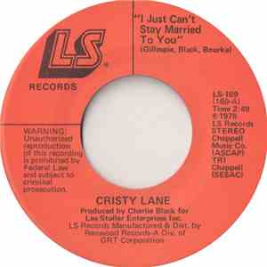Cristy Lane - I Just Can't Stay Married To You album