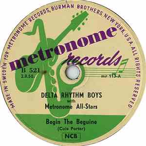 Delta Rhythm Boys With Metronome All-Stars - Begin The Beguine / On The Sunny Side Of The Street album