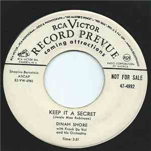 Dinah Shore - Keep It A Secret album