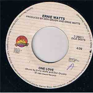 Ernie Watts - One Love / Rock Camping album