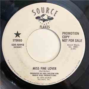 Flakes - Miss Fine Lover album
